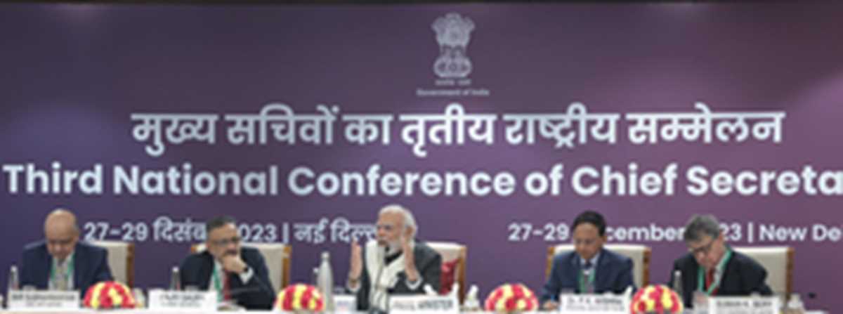 पीएम मोदी ने राज्यों के मुख्य सचिवों के साथ सुशासन पर किया मंथन